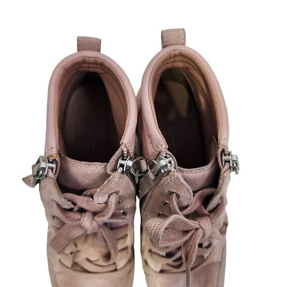 Linea Paolo Niya Hidden Wedge Sneaker Blush Pink Shoes Women's Size 7.5 - Picture 5 of 13